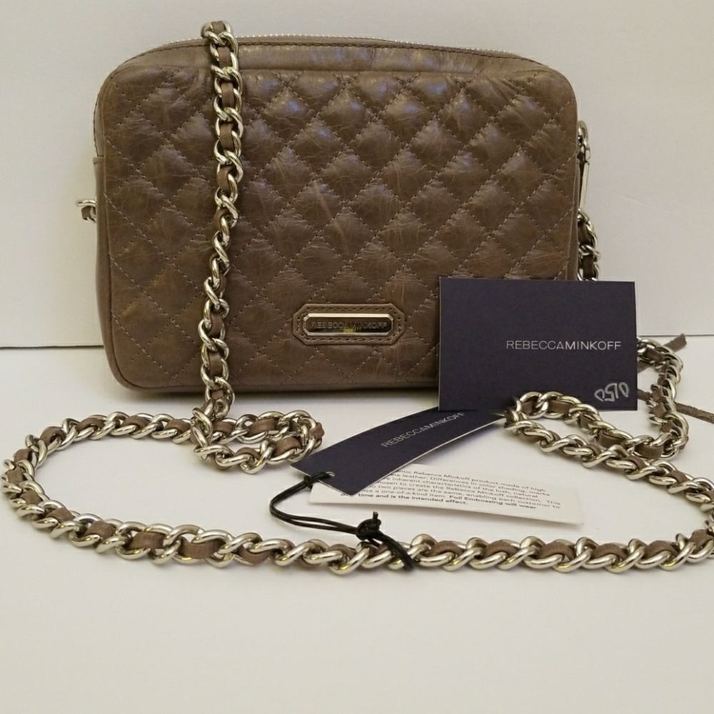 Rebecca Minkoff Flirty Leather Handbag Tan